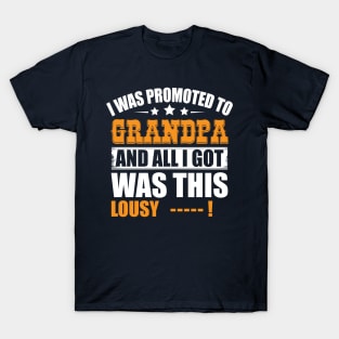 I was promoted to grandpa and all I got was this lousy... T-Shirt